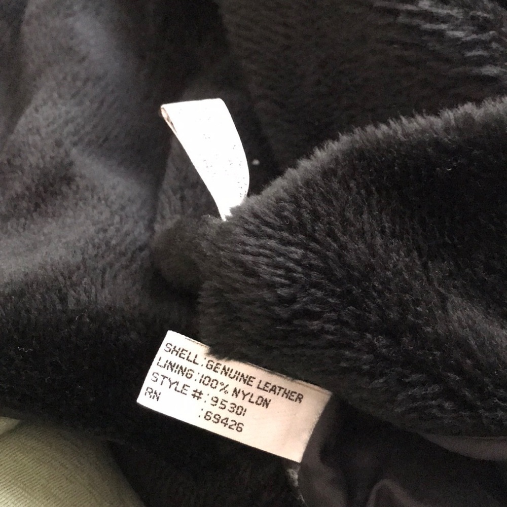 Wilsons Leather - VINTAGE Black Cheetah Print Bomber Jacket - Picture 9 of 14